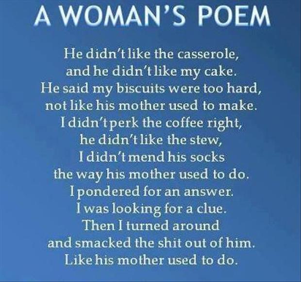 woman's poem