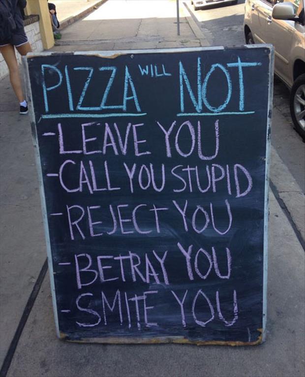 pizza signs