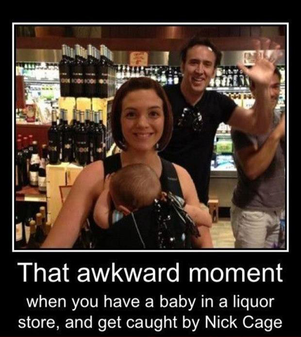 the awkward moment when