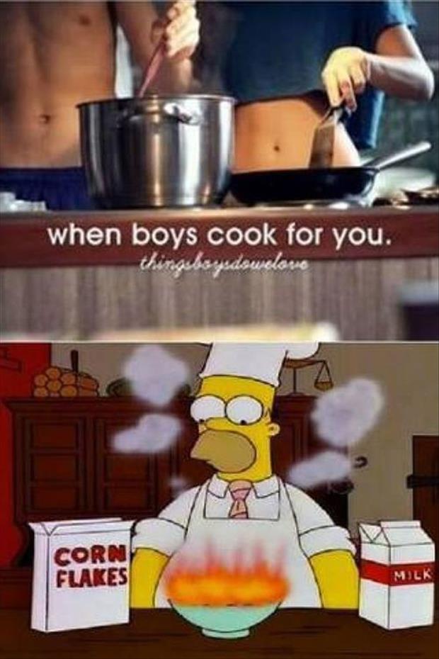 when boys cook