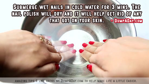 DumpADay Life Hacks- Nail polish