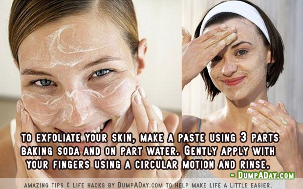 Amazing uses for Baking Soda- Exfoliator