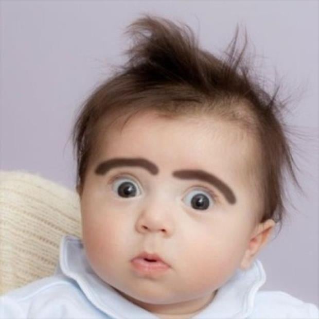 babies with eyebrows funny dumpaday (20)