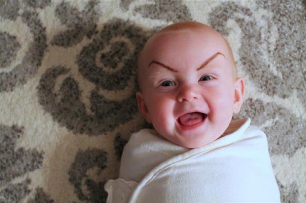 babies with eyebrows funny dumpaday (26)