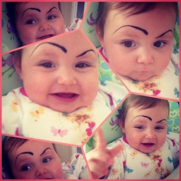babies with eyebrows funny dumpaday (31)