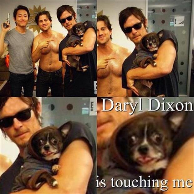 daryl dixon is touching me