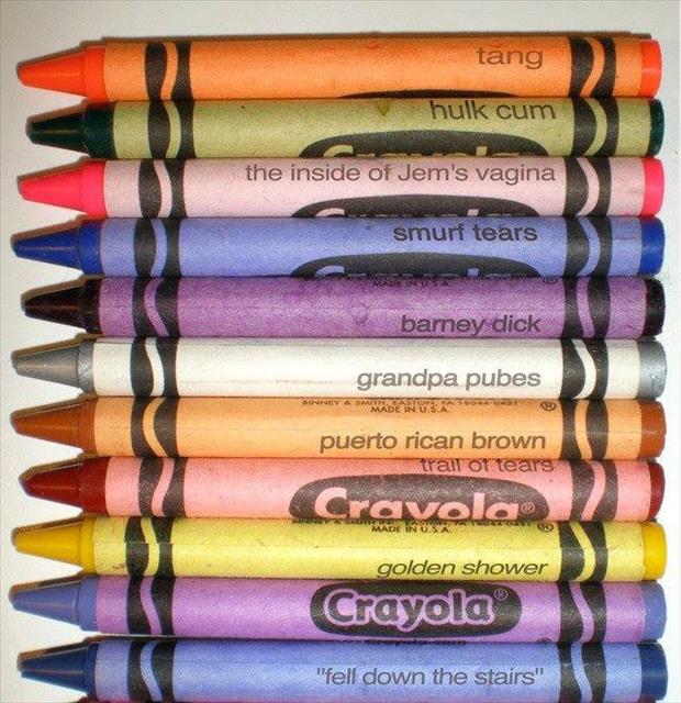 funny crayon names