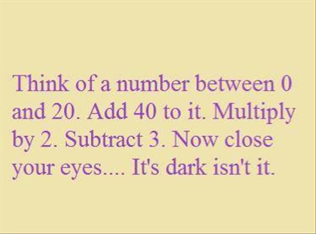 funny math problems