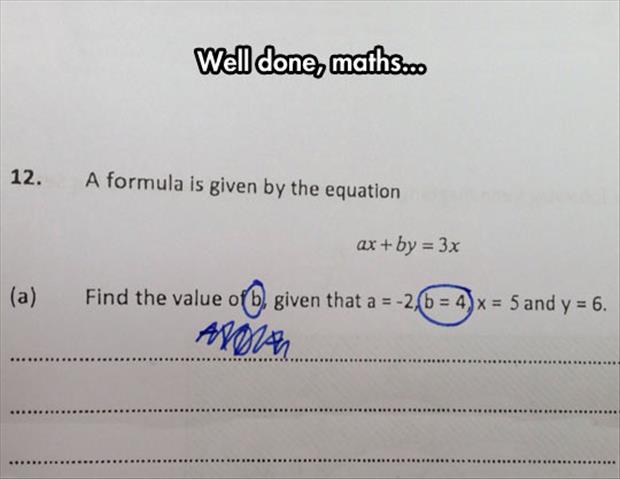 funny math