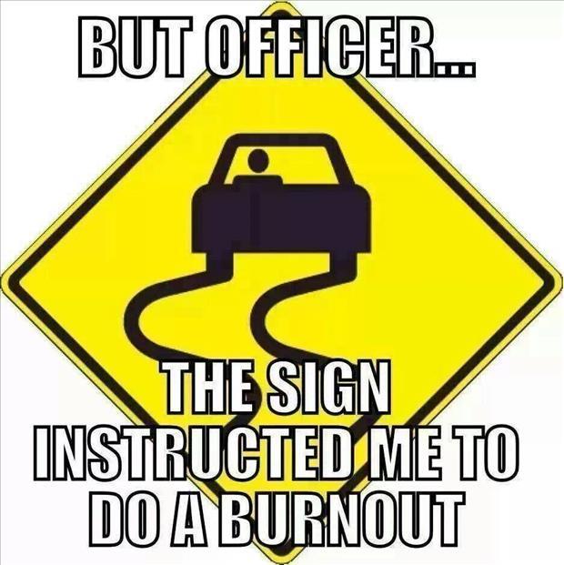 funny road signs