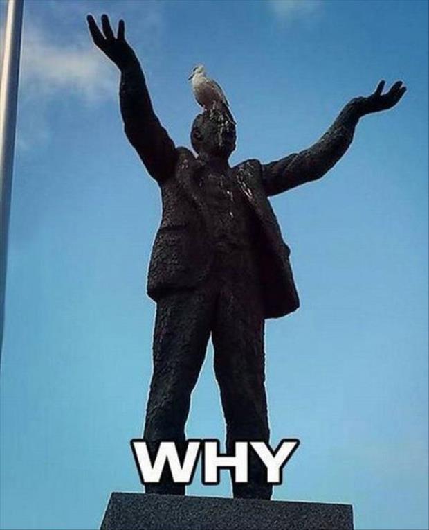 funny statues