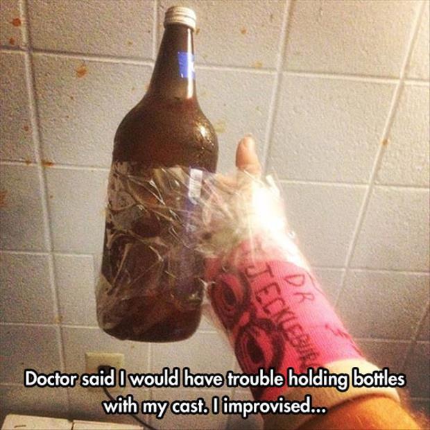 how to hold a beer