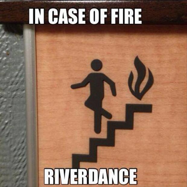 in case of fire