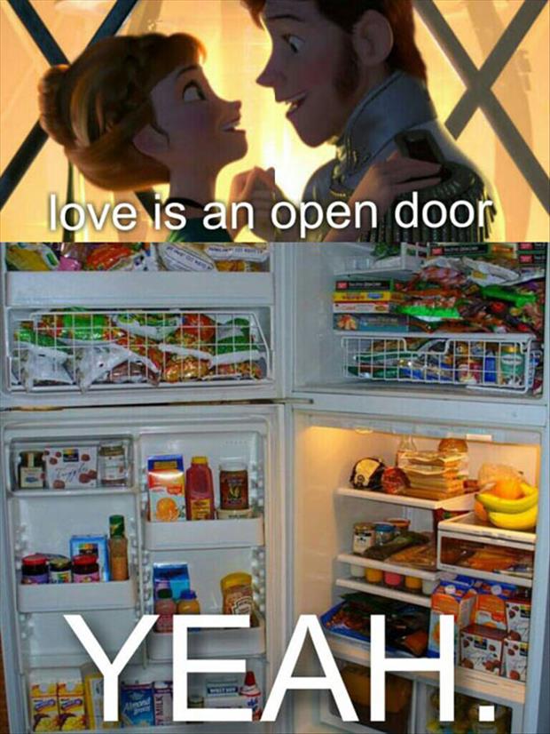 love is an open door