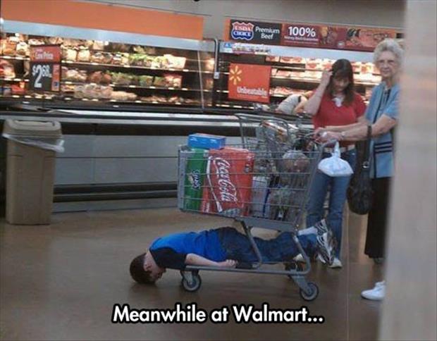 meanwhile at walmart