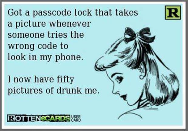 passcode locks funny