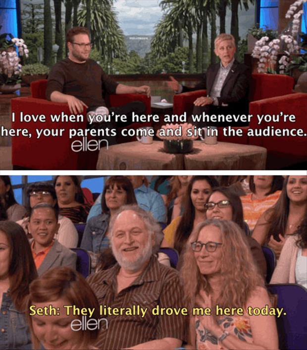 seth rogan on ellen