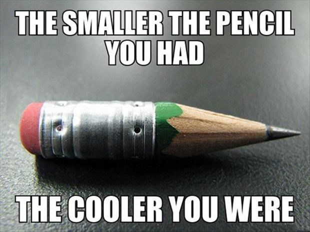 small pencil