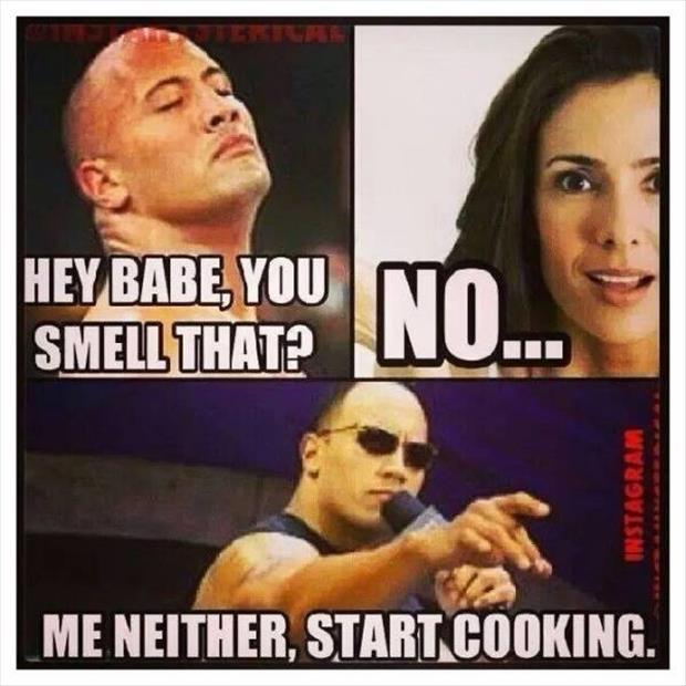 you smell what the rock is cooking