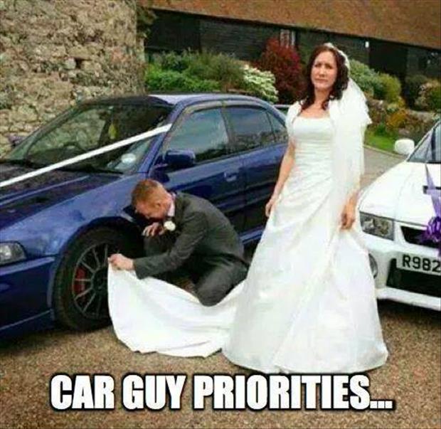 car guy priorities