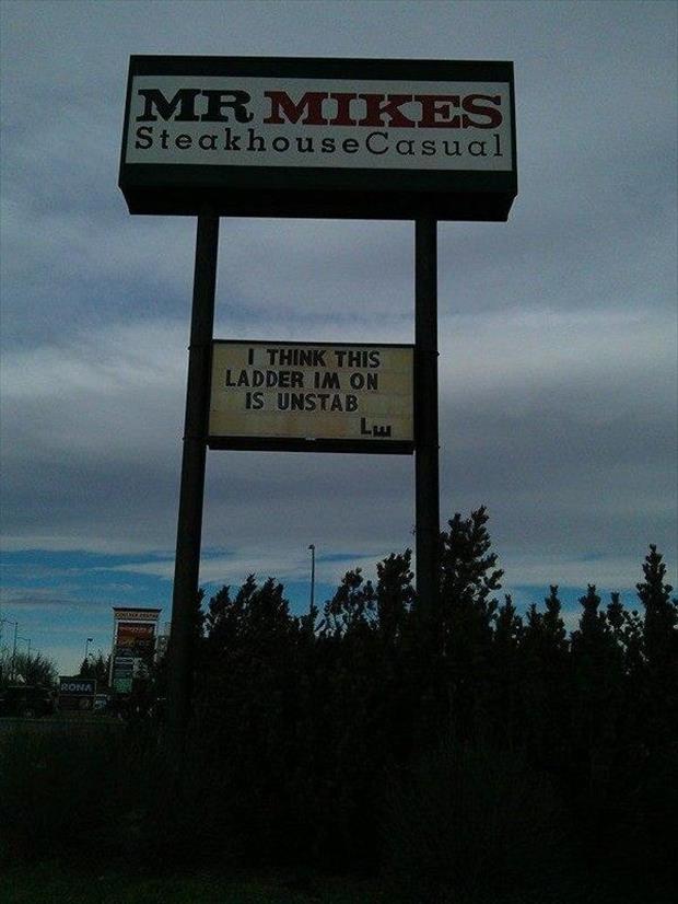 funny business signs