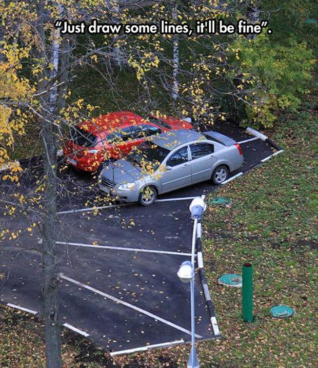 funny parking spots