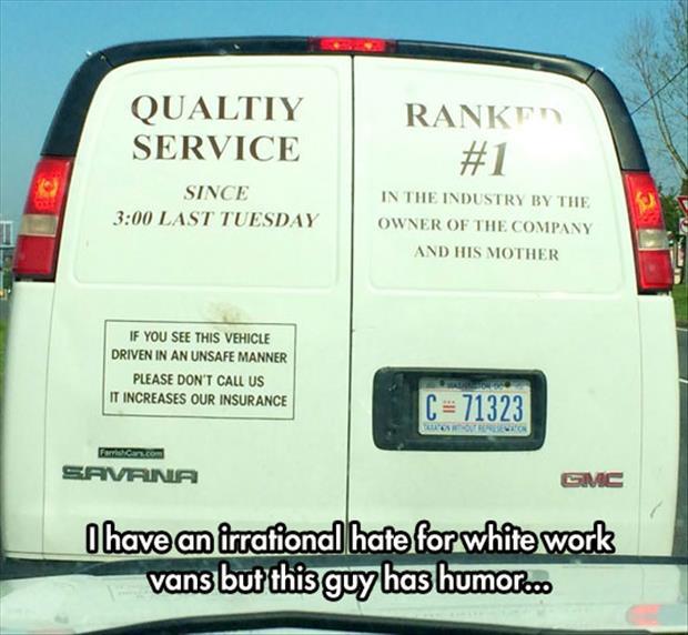 funny van owners