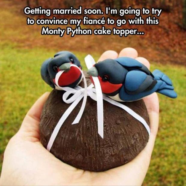 funny wedding cake toppers