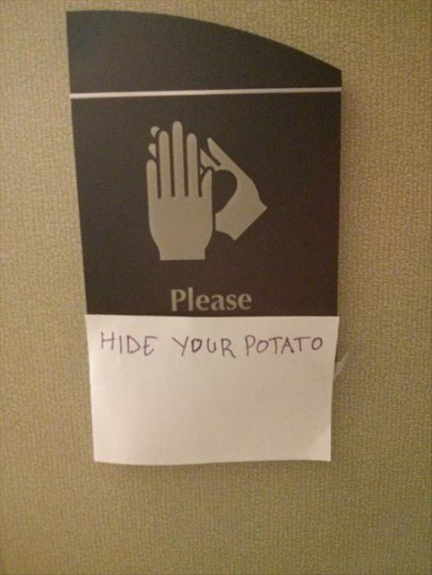 hide your potato