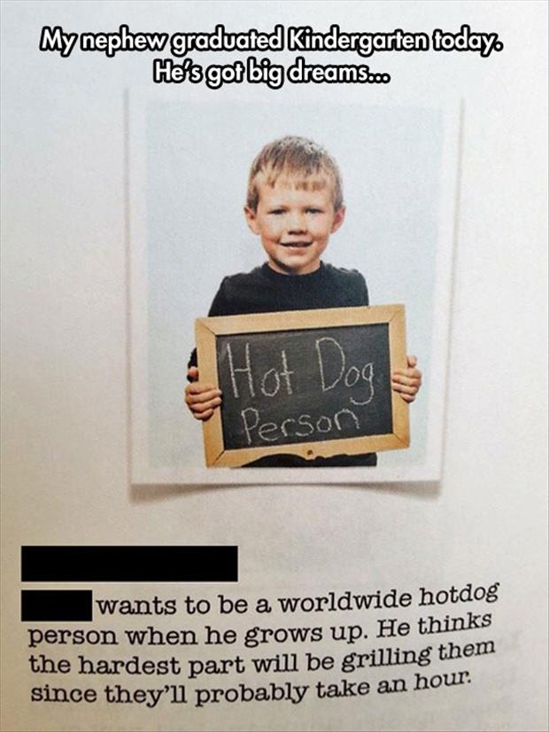 hot dog person