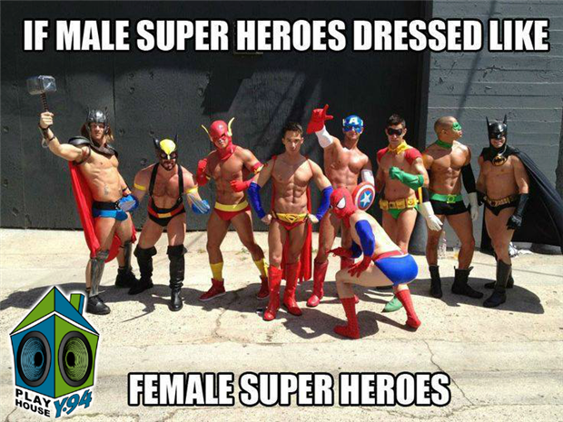 male superheros