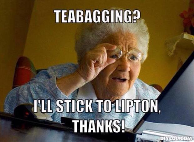 teabagging
