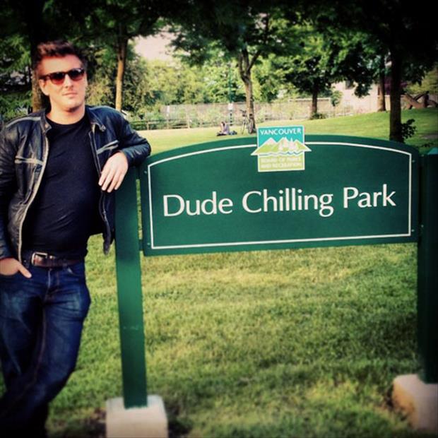 the dude chilling park