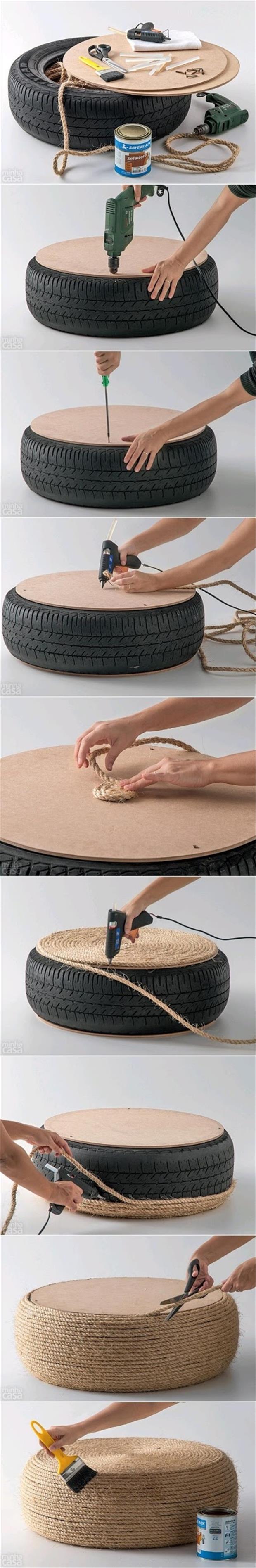 do it yourself projects using old tires, dumpaday (13)