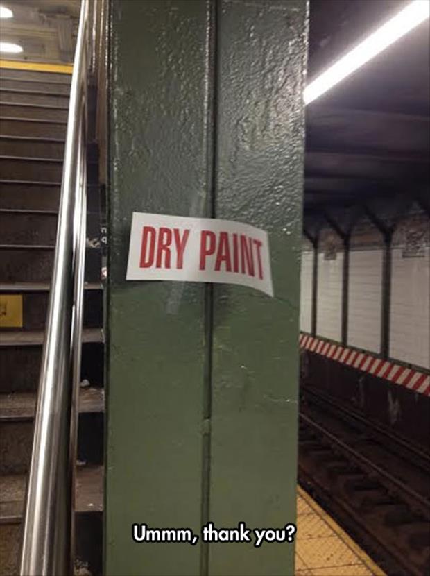 dry paint