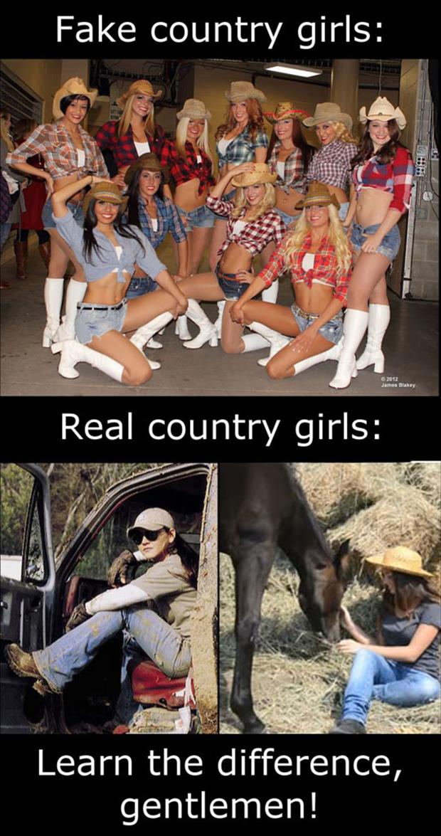 fake country girls