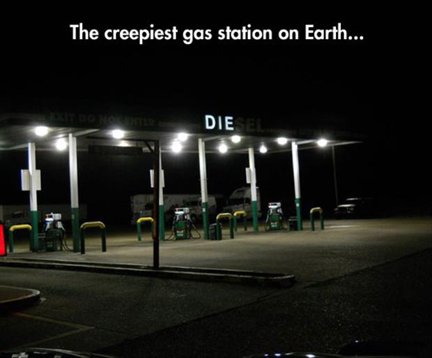 funny gas stations