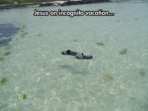 jesus walking on water