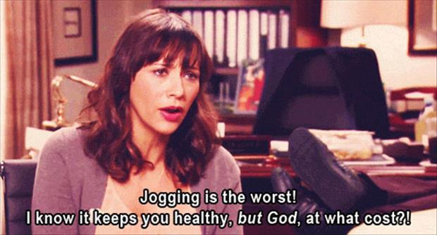 jogging is the worst