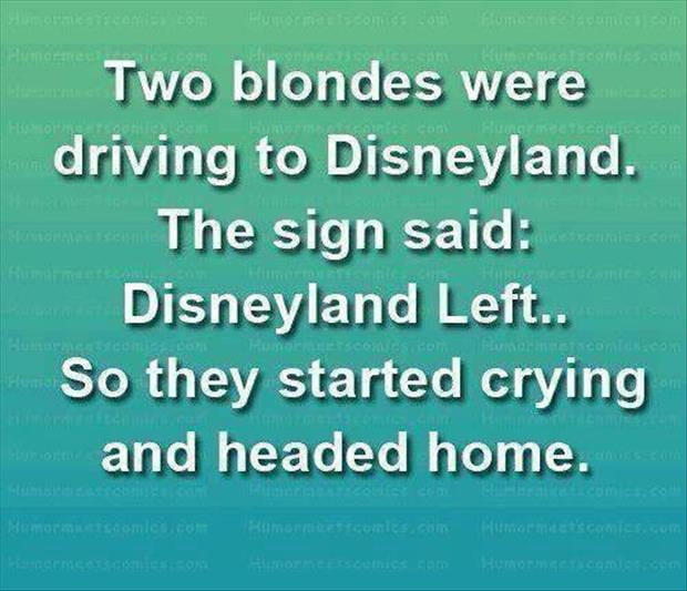 really bad blond jokes