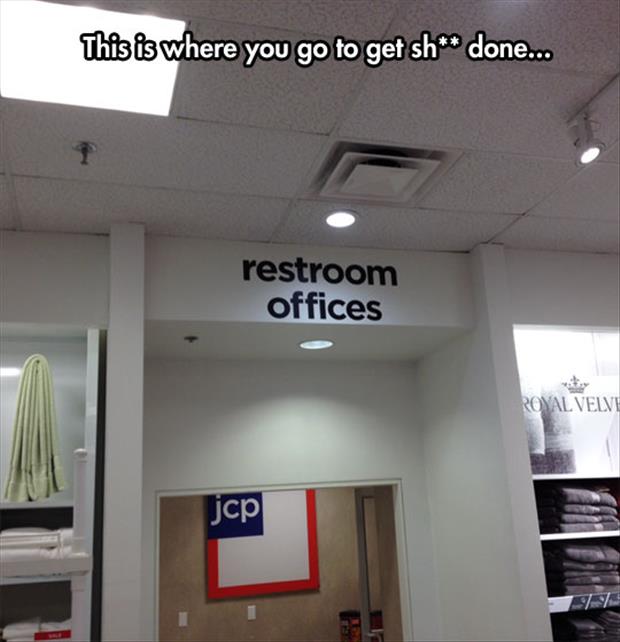 restroom offices