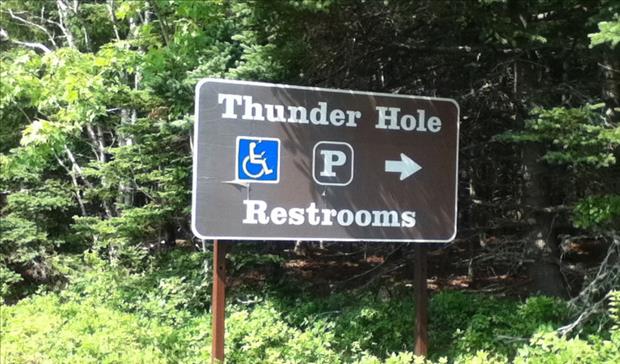 thunderhole restrooms