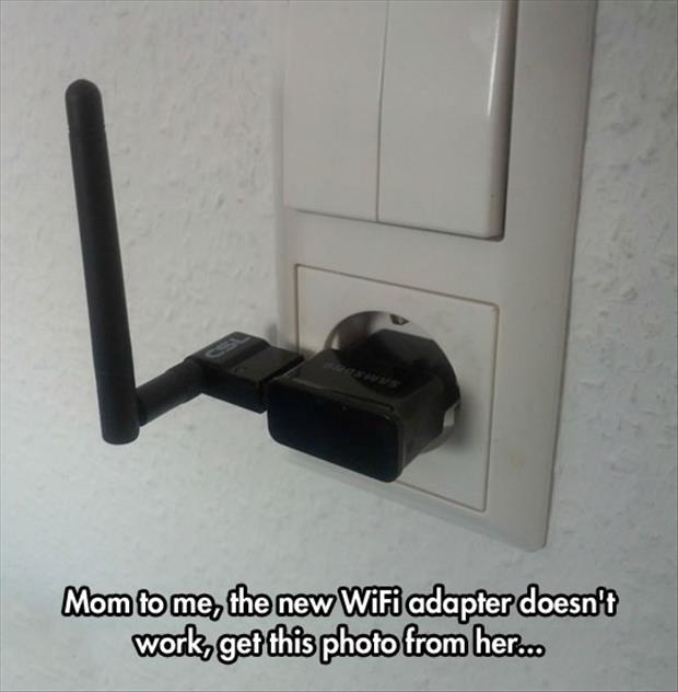 wifi adaptor doesn't work