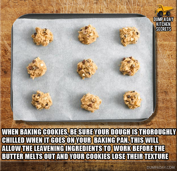 Baking cookies Dump Kitchen Secrets