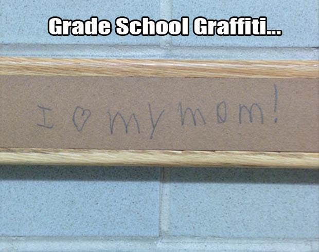 a Grade School Graffiti