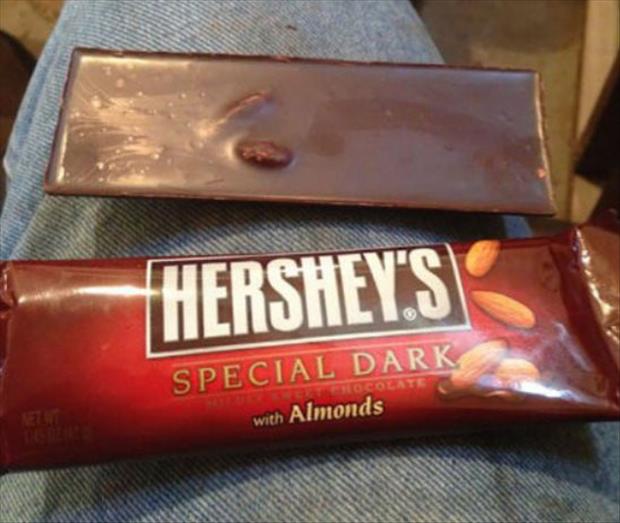 a peanut and chocolate