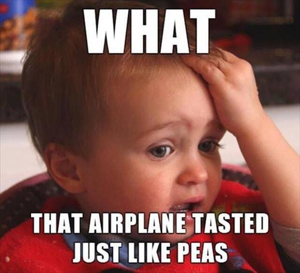 airplane tasted like pees