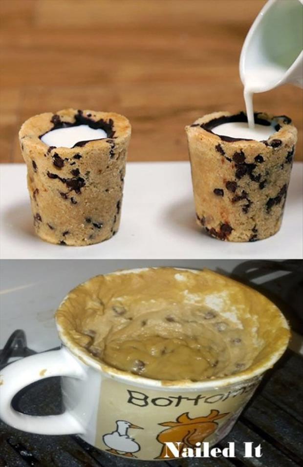 chocolate chip cookie cups