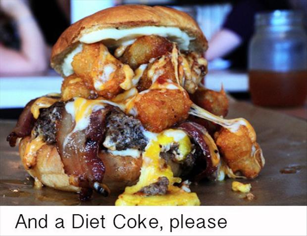 don't forget the diet coke