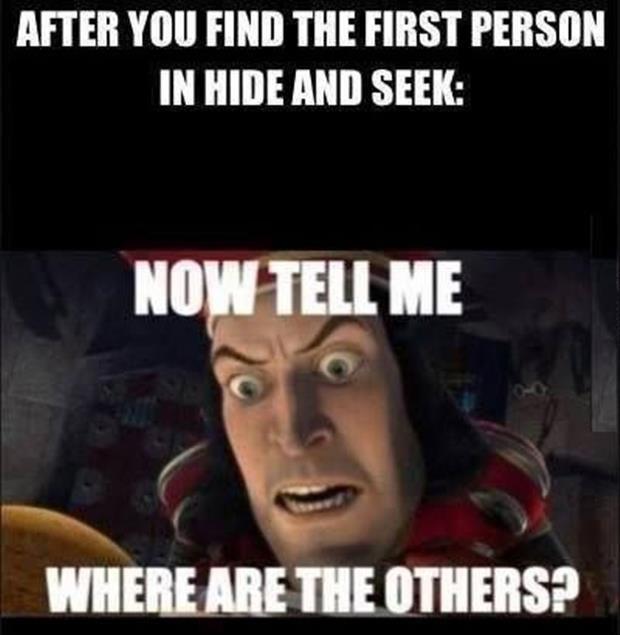 finding the first person in hide and seek